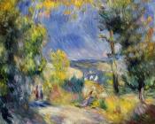 皮埃尔 奥古斯特 雷诺阿 : View Close to Antibes